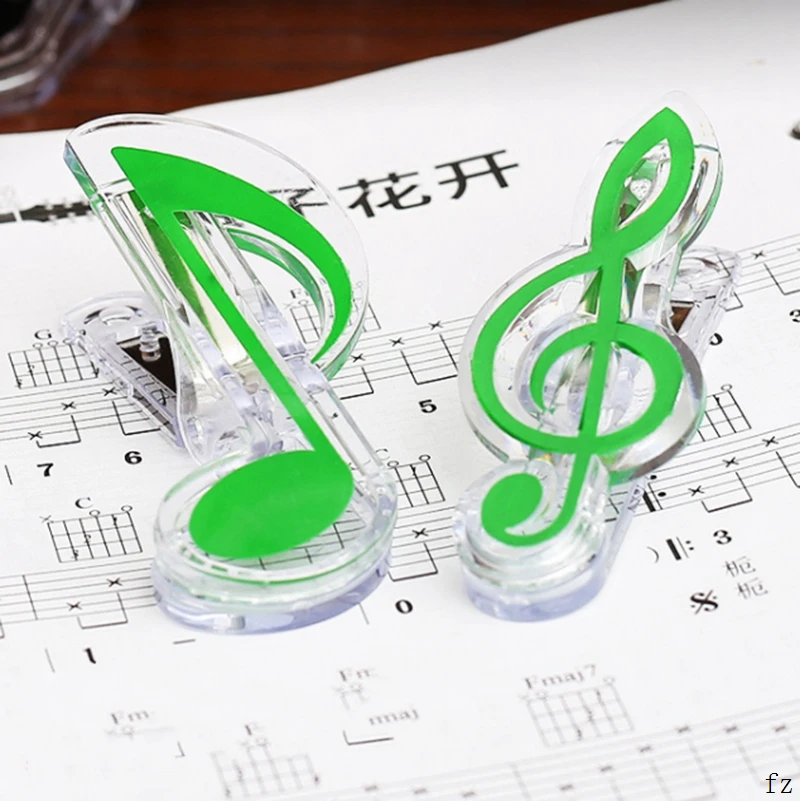 100 Pcs Musical Note Clips Book Page Clips Bookmark Folder Clip Photos Tickets Notes Letter Paper Clip