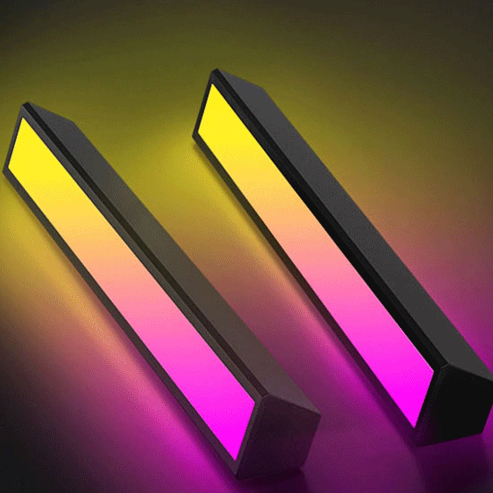 Table Light Strip RGB 16Color Indoor Bedside Night Light Gaming Room Atmosphere Decor Colorful APP Remote Lamp Furniture for TV