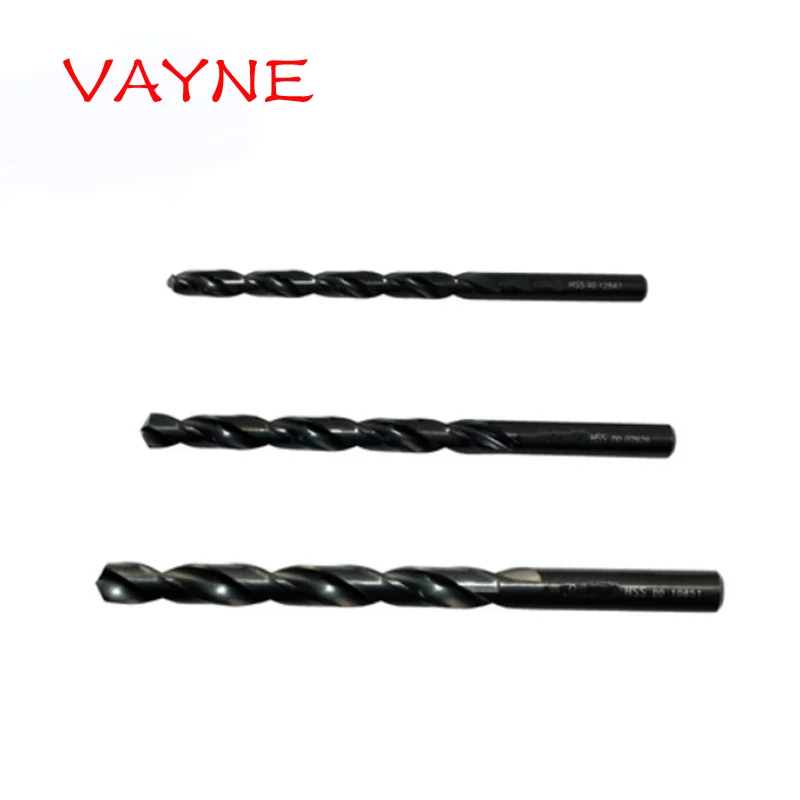 VAYNE Máy CNC HSS Điểm Xoắn Thẳng Vỏ Nguyên Khối Xoắn Mũi Khoan 0.65 0.75 0.85 0.95 1.05 2.25 3.55 4.55 5.65 6.95