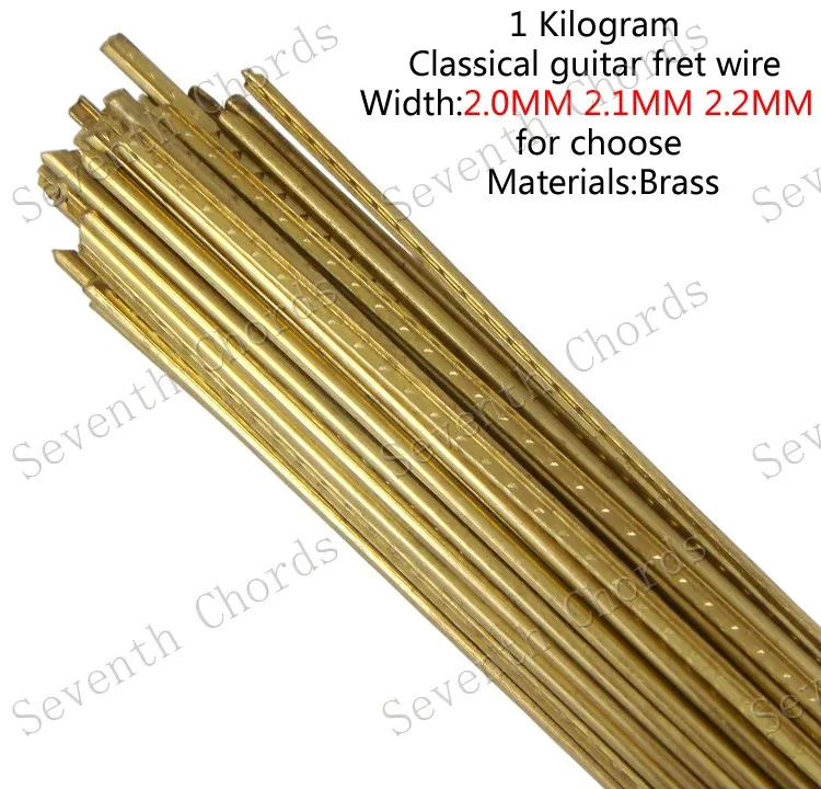 

1 Kilogram Brass Straight Line Classical Guitar Fret Wire,Guitar Fingerboard Fret Wire - Width 2.0mm & 2.1mm & 2.2m