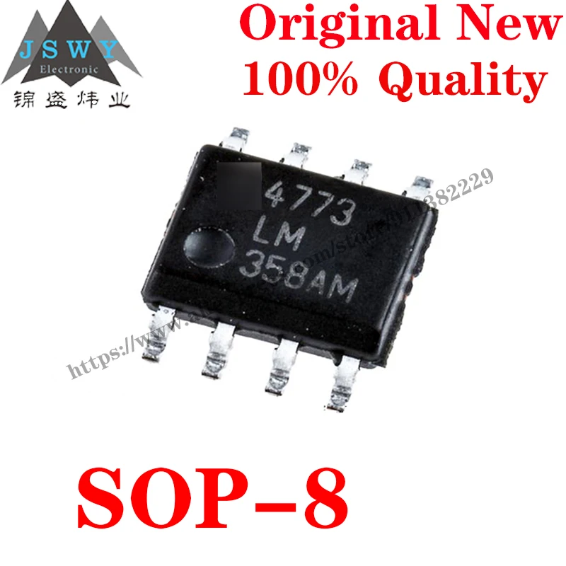 10~100 PCS LM358AM SOP-8 Semiconductor Operational Amplifier-Op Amp IC Chip with for module arduino Free Shipping LM358