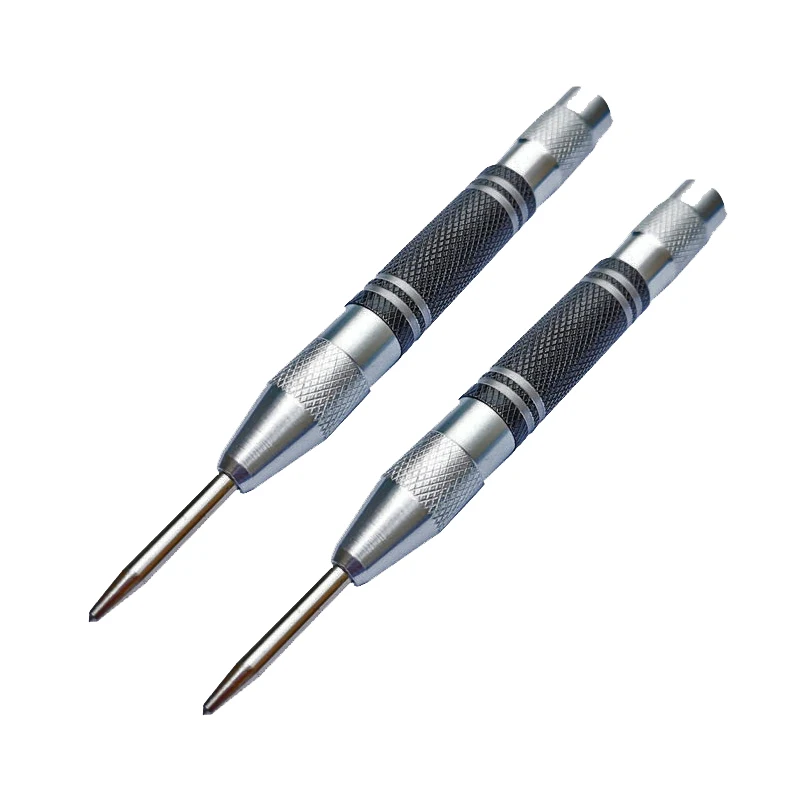 

Machinists Wood Automatic Center Pin Punch Hole Indentation Press Dent Loaded Marker Drill Bit Needle Carpentry Woodworking Tool