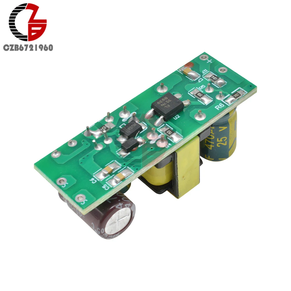 220V to 12V 400mA AC-DC Step Down Buck Converter Module Power Transformer Temperature Short Circuit Protection Power Supply