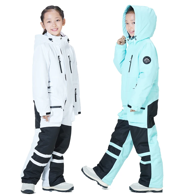 Children's Jumpsuit, Ski Wear, Snow Suit, Snowboarding Clothing, Waterproof, Winter Outdoor Costumes for Boy and Girl's Clothing