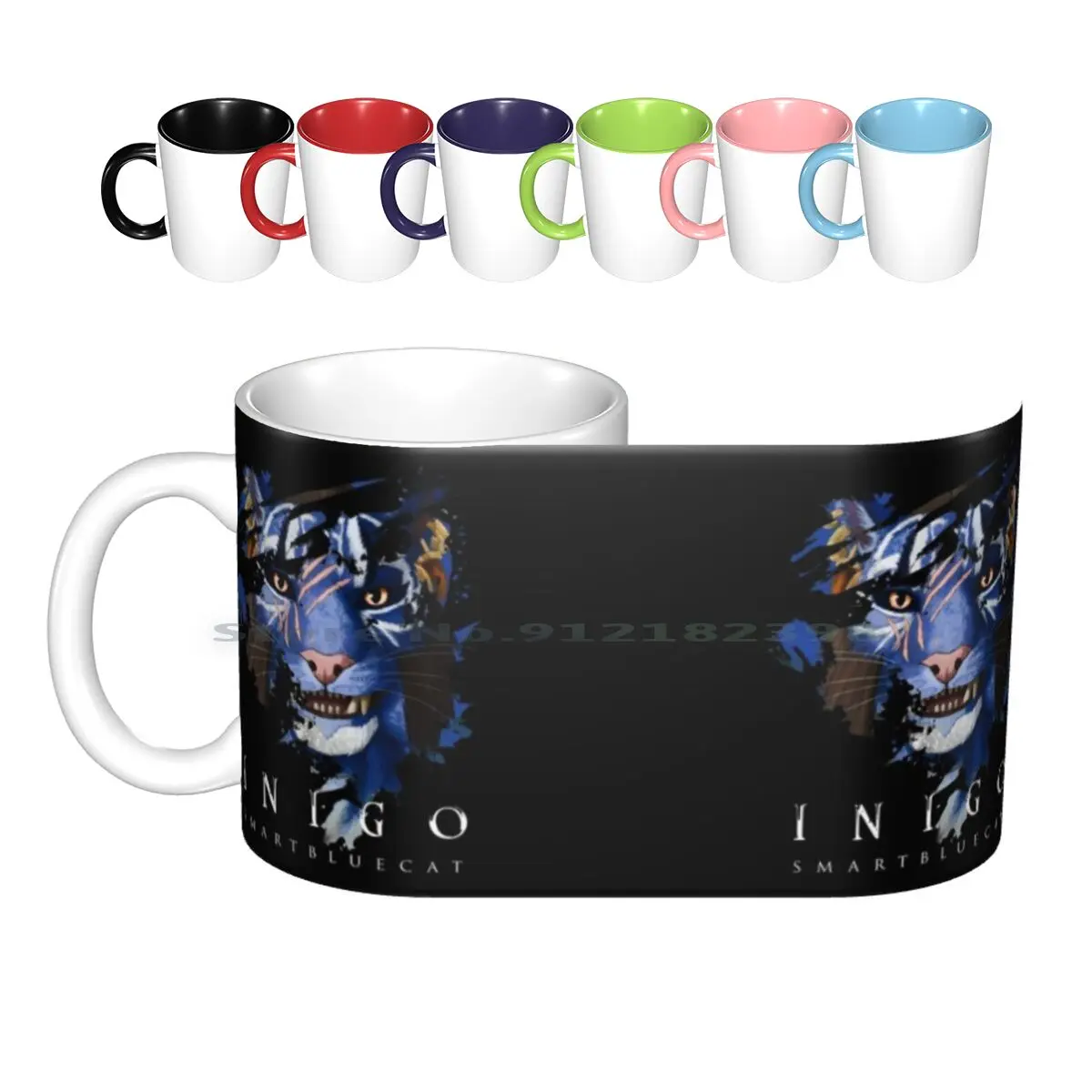 Inigo Up Close ( For Darker Shades ) Ceramic Mugs Coffee Cups Milk Tea Mug Inigo Mr Dragonfly Leon Esterhuizen Zen Smartbluecat