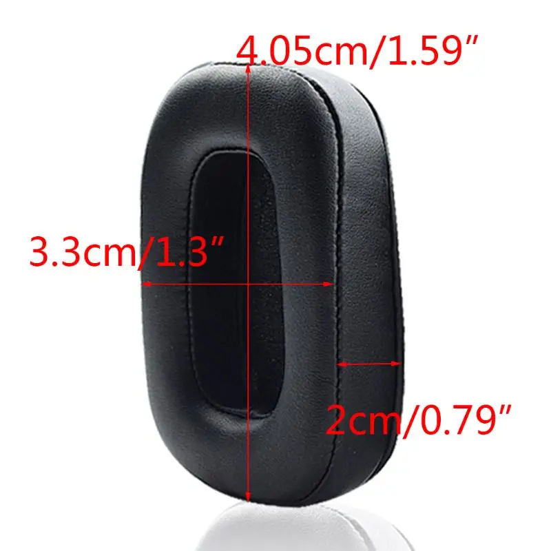 V2 7.1 헤드폰 용 이어 패드 쿠션 소프트 이어 패드 커버, 1 쌍