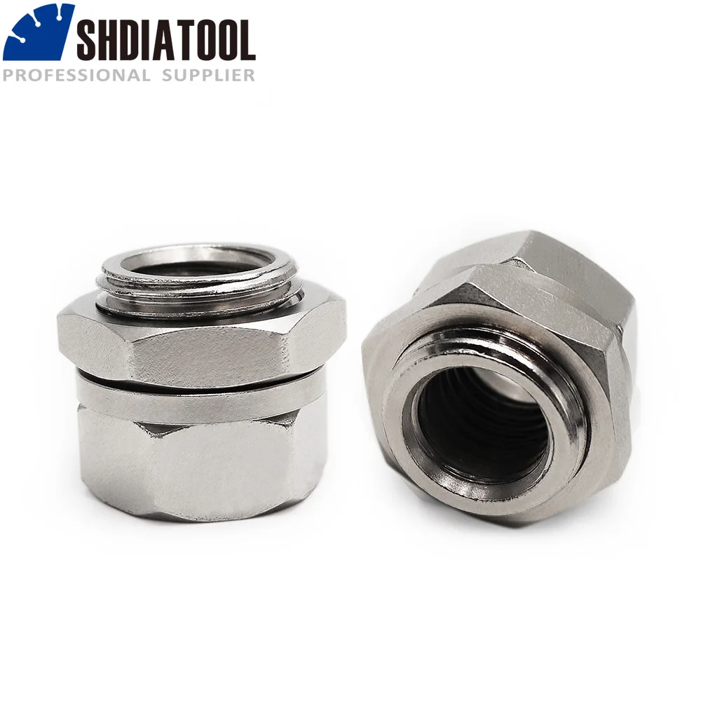 SHDIATOOL Adapter M14 or 5/8-11 Thread Connector for Angle Machine, Converter Adapter Screw Connecting Tool Accessories