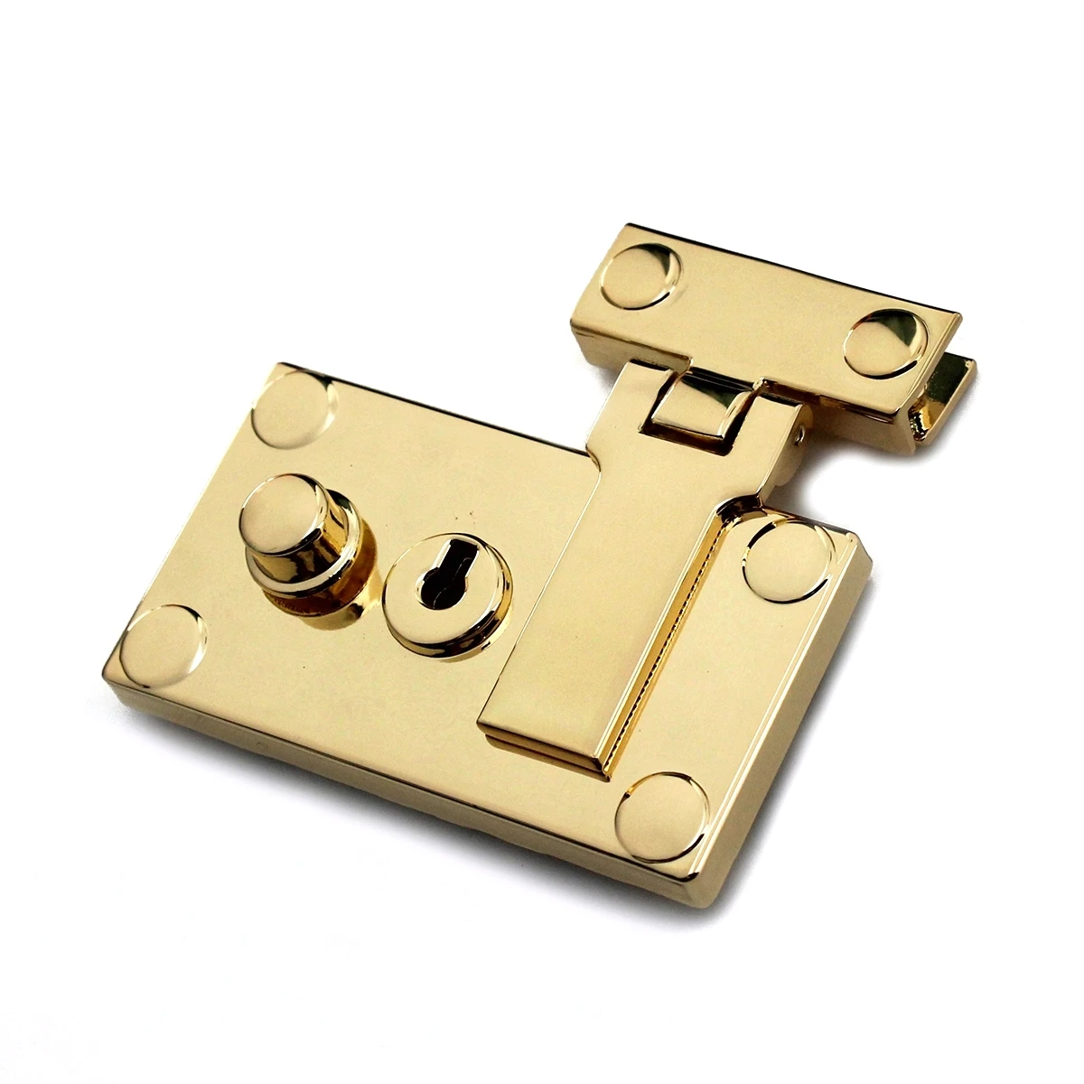 1 pcs Metal Push Lock Novel Design Twist Lock For DIY Handbag Bag Purse Luggage Hardware Closure Bag Parts Accessories