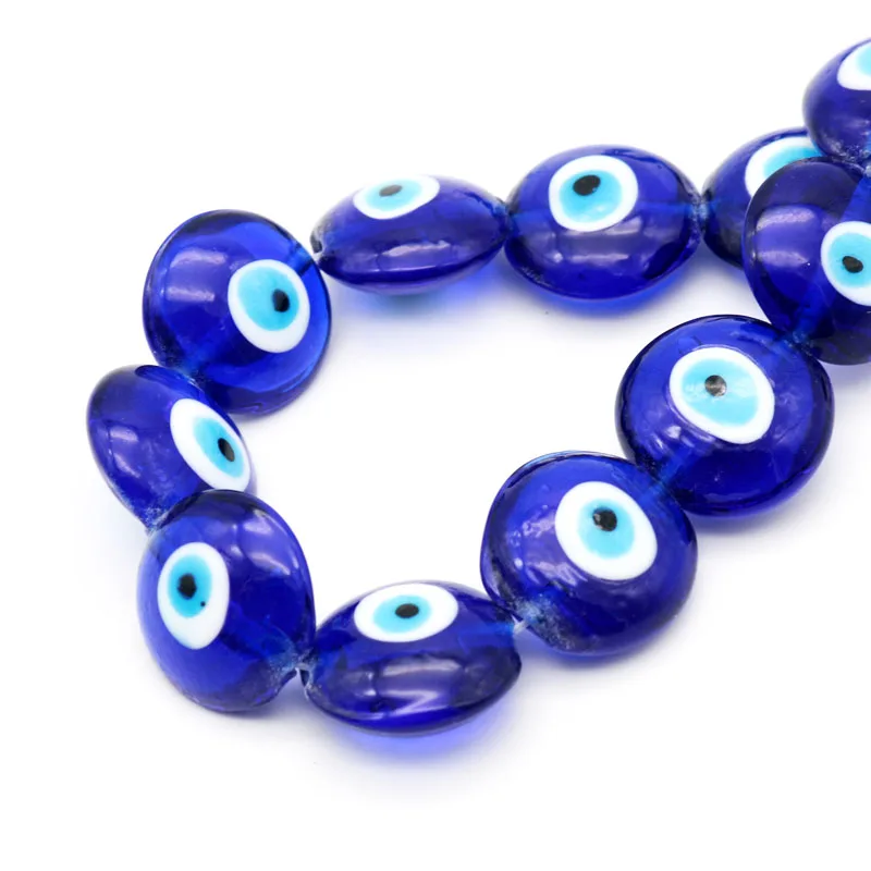 95 pcs Wholesale 20mm Royal blue evil eyes beads glass beads for DIY Jewelry Accessories Making Finding bracelet necklace