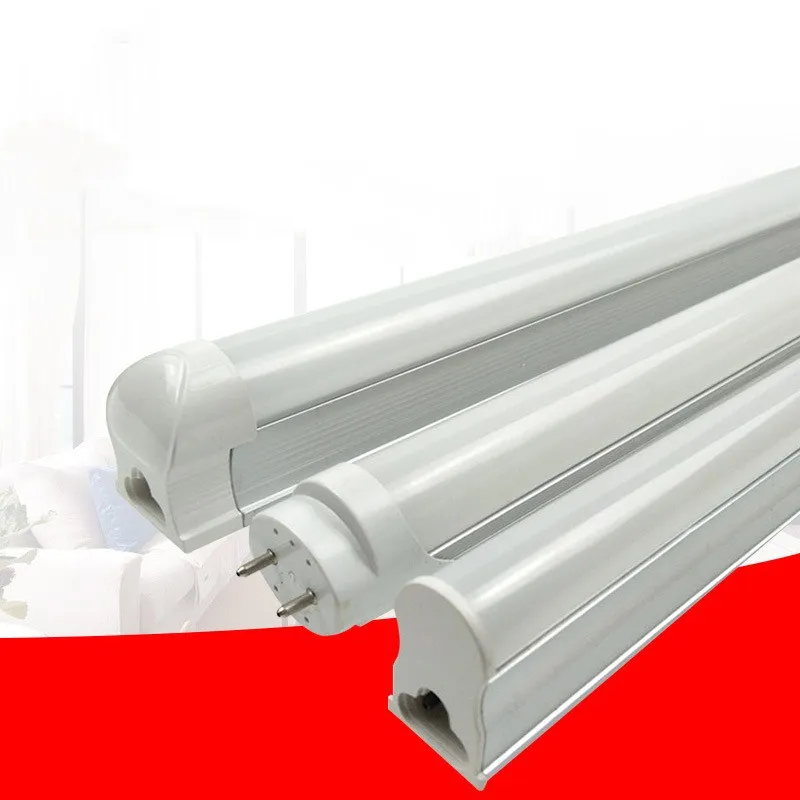 통합 LED 튜브 라이트 AC85V-265V, 2835 SMD, 형광 LED 튜브 램프, 앰플 LED 램프, 웜 화이트, 콜드 화이트, T8, T5, 300mm, 600mm