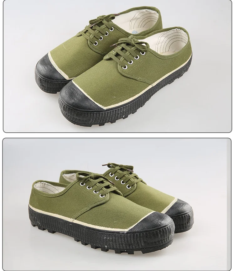 Verde scarpe da uomo cinese esercito di liberazione esercito cinese scarpe esercito cosplay Ottava Armata accessori