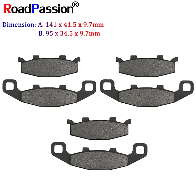 Motorcycle Parts Front Rear Brake Pads Disks For KAWASAKI ZR750C Zephyr ZX750F Ninja ZX1000B GPX600R GPX750R ZX1000B ZX600C