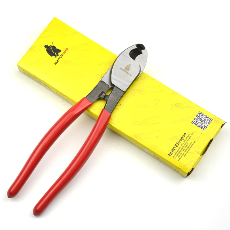 1 التعبئة 8 "كابل كماشة القطع DIY بها بنفسك أداة اليد عالية الكربون الصلب المحمولة دليل سلك تجريد مقص القراص المشبك الملقط