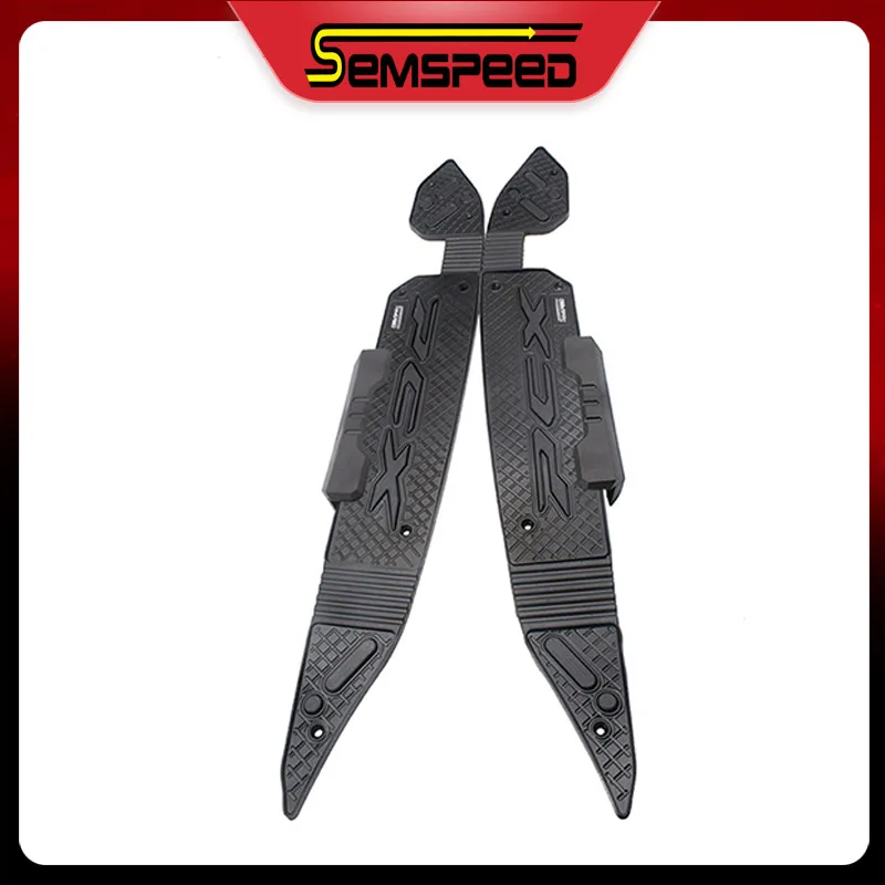 

For Honda PCX 125 2019 2020 SEMSPEED CNC Accessories Motorcycle Footrest Pedals Foot Plates Rubber Pads