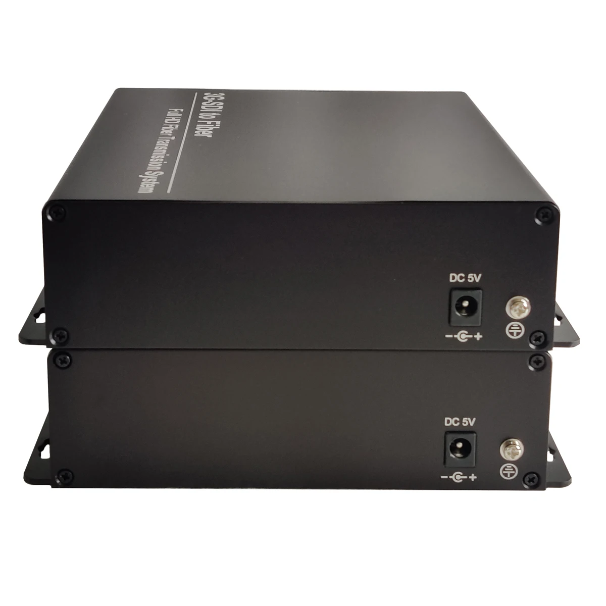 4 Channel 3G-SDI Over Fiber Optic Extenders,Singlemode 20Km (12.4mi), Video Audio to Fiber Media Converter,FC Broadcast grade