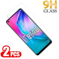 Glass For Tecno Camon 17P 12 11S 16S 16 15 17 Pro SE Premier Air Screen Protector Film Cover On Tecno Spark 7 7P POP 4 Pro Glass