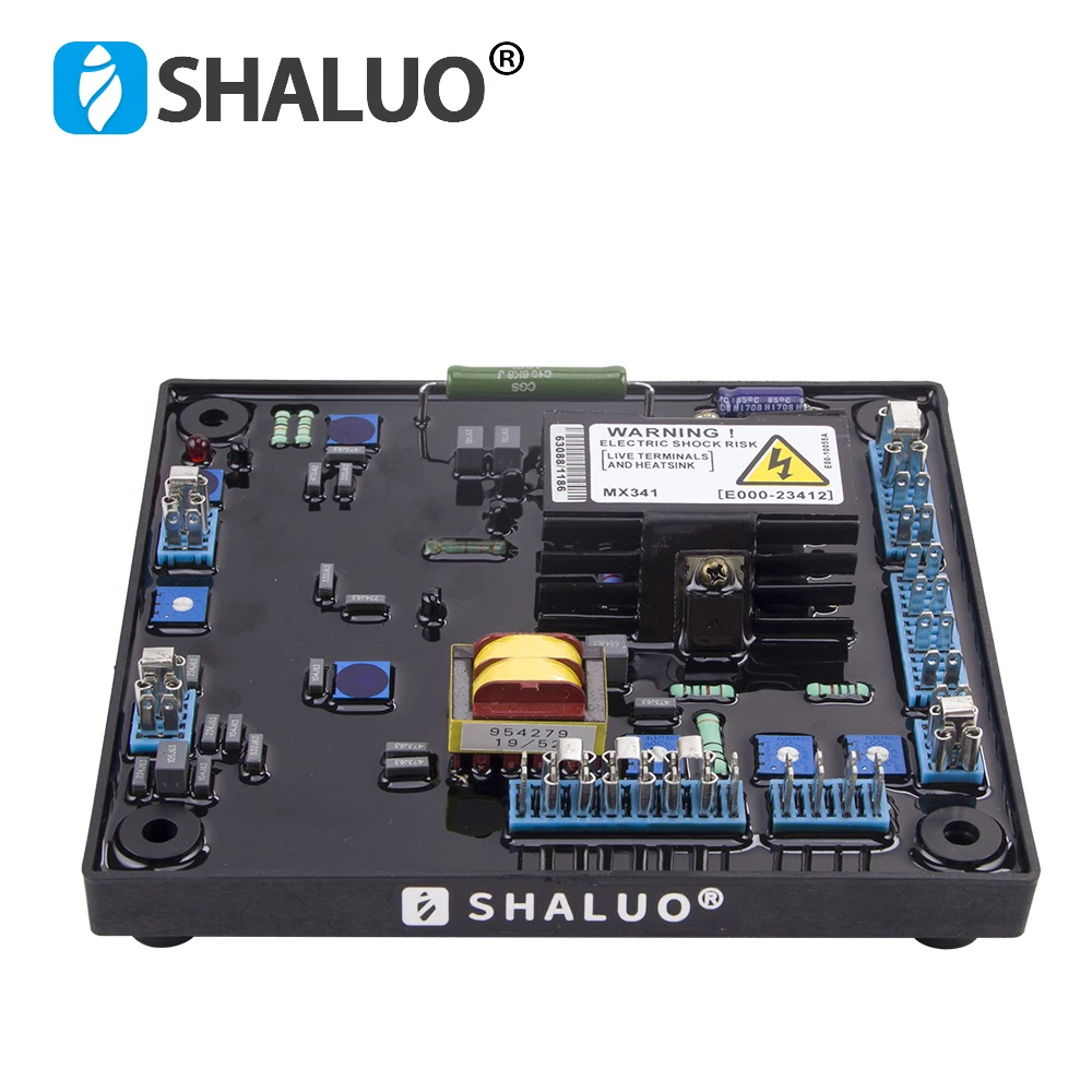 

MX341 Generator Automatic voltage regulation AVR Permanent magnet Diesel brushless alternator Power regulator stabilizer SHALUO