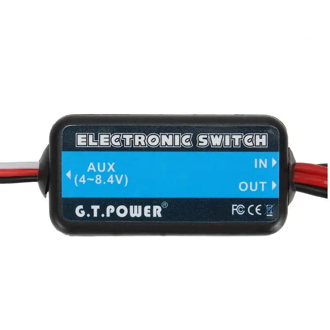 G.T.POWER Remote Control Switch for Receiver RX High-power  Switch for RC Airplanes RC Car RC Helicopters Drone