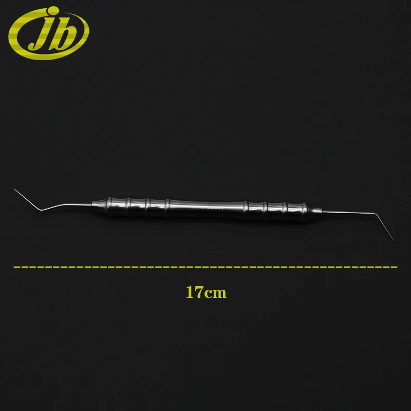 Dental instrument 17cm stainless steel double-end dental explorer surgical operating instrument sharp head