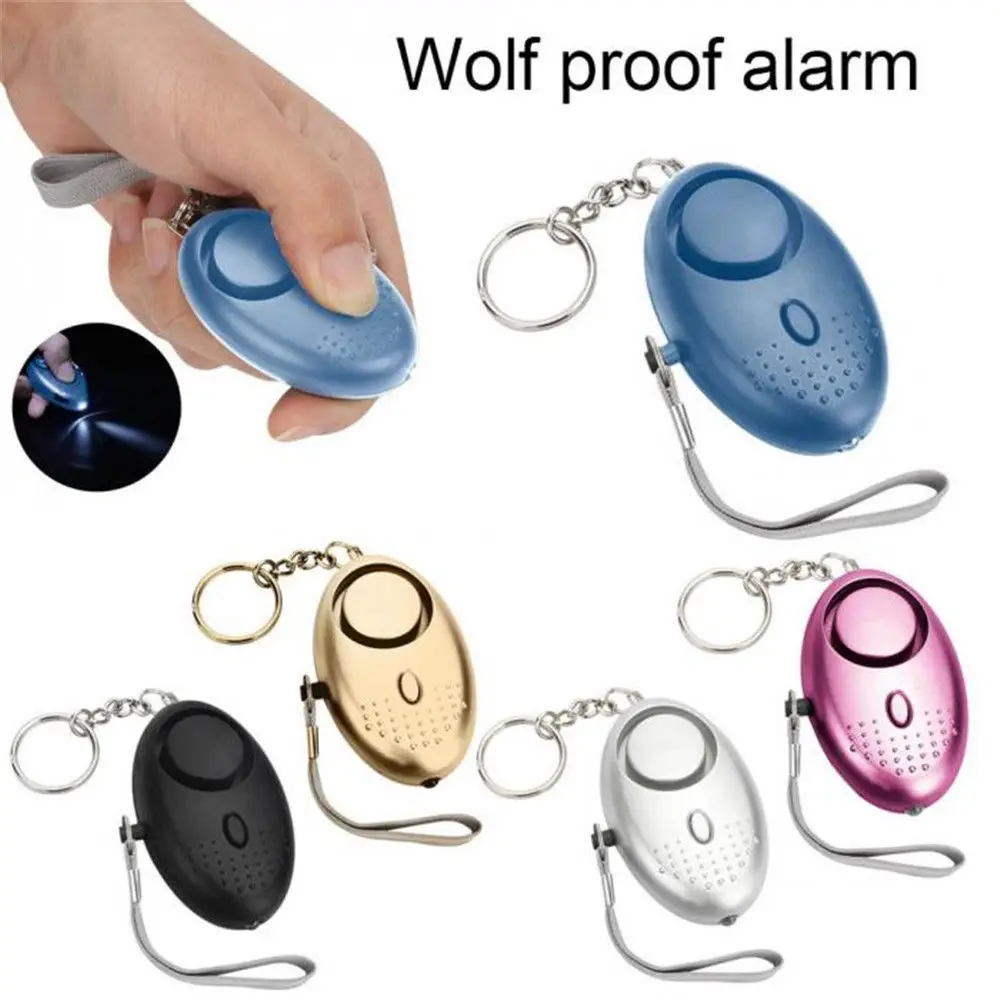 Self Defense mujer defensa personal safety seguridad alarm security wolf auto alarme anti rape whistle 130dB sound loud Keychain