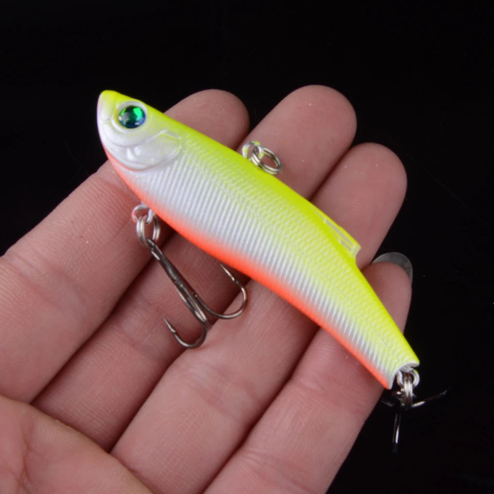 1PCS Isca VIB Fishing Lure Lead Swim Minnow Wobbler Hard Bait 70mm18g Artificial Crankbait Pencil Fishing Bass Diving Bait Pesca