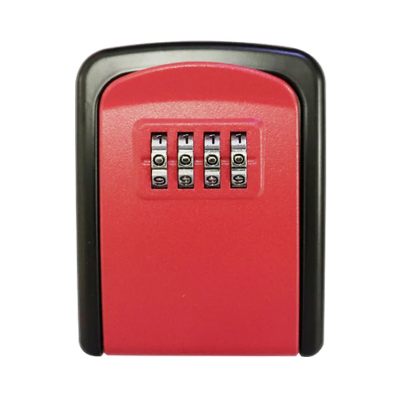 Muur Gemonteerde Sleutel Lock Box Plastic Aluminium Key Kluis Weerbestendig 4 Digit Combinatie Sleutel Opslag Lock Box Indoor Outdoor gebruik