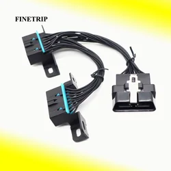 1 to 2 OBD2 OBD II Y Diagnostic Connector Cable Adapter Splitter for All Cars High Performance coupleur Car Repair Tools