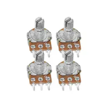 10PCS Linear Potentiometers 15mm Shaft #3