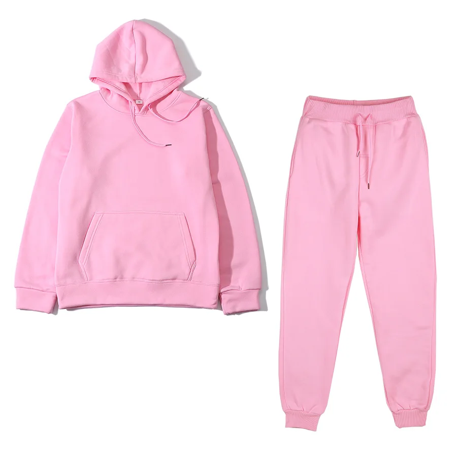 Toppies Women's Tracksuits Sports Pants Suit Casual Hoodies Fleece Sweatshirt Female Jacket Sweatpants Harajuku Clothes