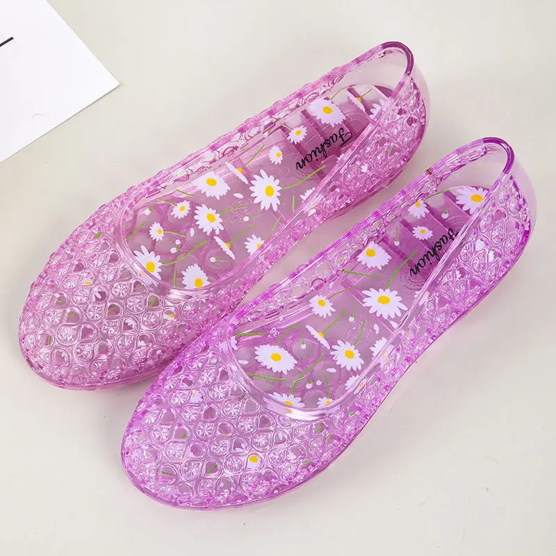 New sandals slippers crystal sandals female bird\'s nest Baotou breathable soft bottom home sandals mother sandals V213