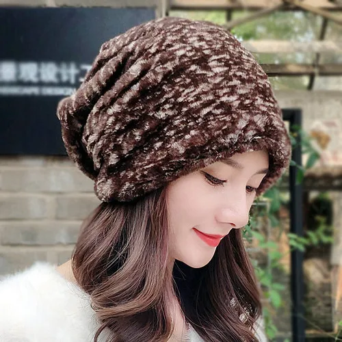 

Unisex Knitted Solid Color Beanies Hip Hop Hats Women Men Casual Soft Cap Thick Elastic Outdoor Hat