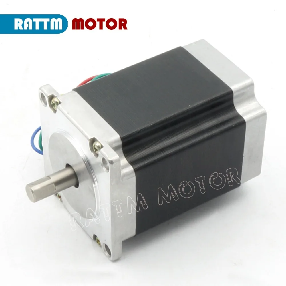 

NEMA23 270Oz-in stepper motor 1.8N.m 3A 76mm Single shaft 4 leads for CNC Router Engraving Milling Cutting Machine