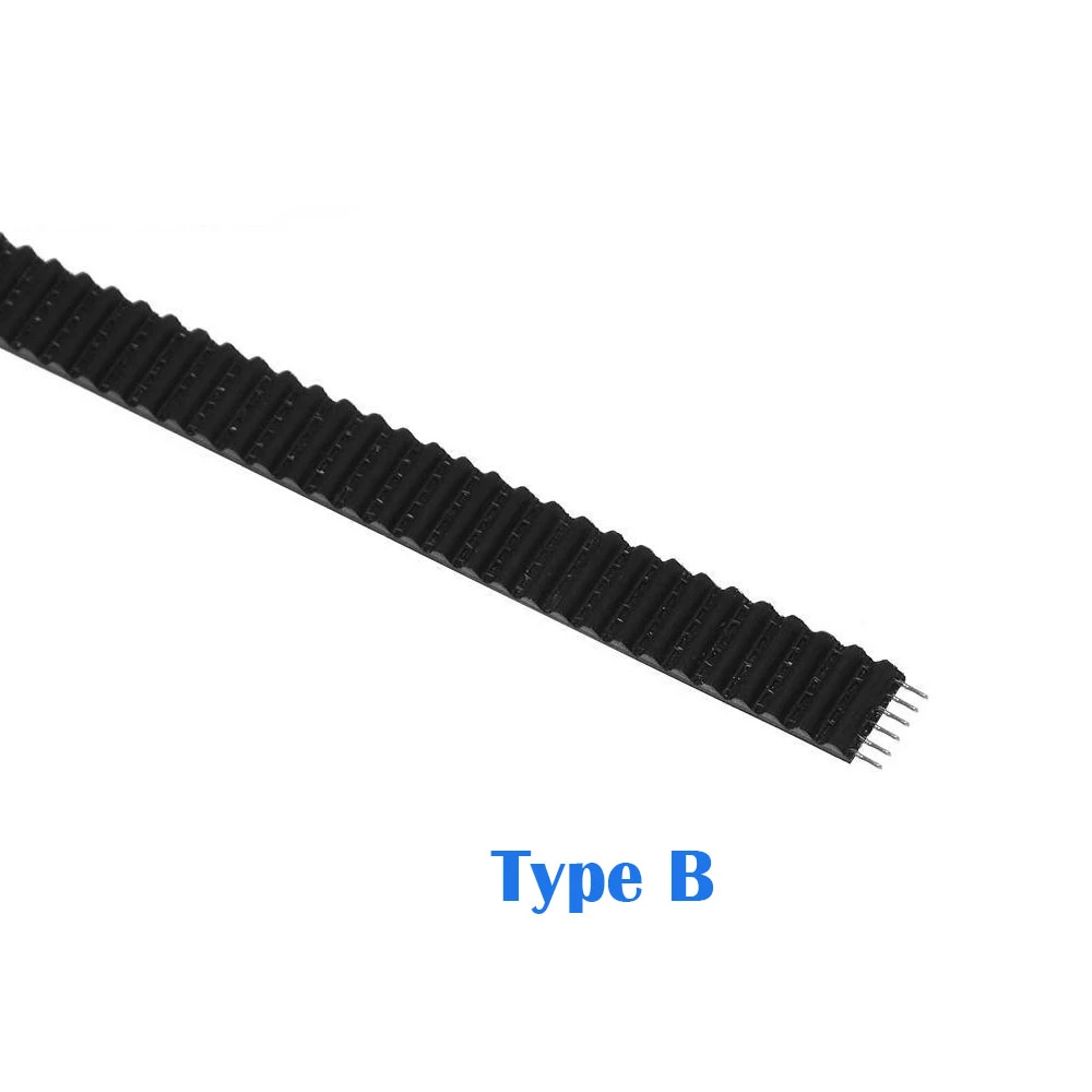 10M 2GT cinghia dentata aperta 6mm PU con anima in acciaio cinghia dentata in fibra di vetro in gomma GT2 cinghia da 6mm per stampante 3d