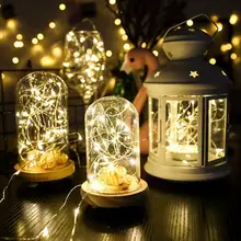 LED Silver Wire String Lights 2M 5M 10M #4