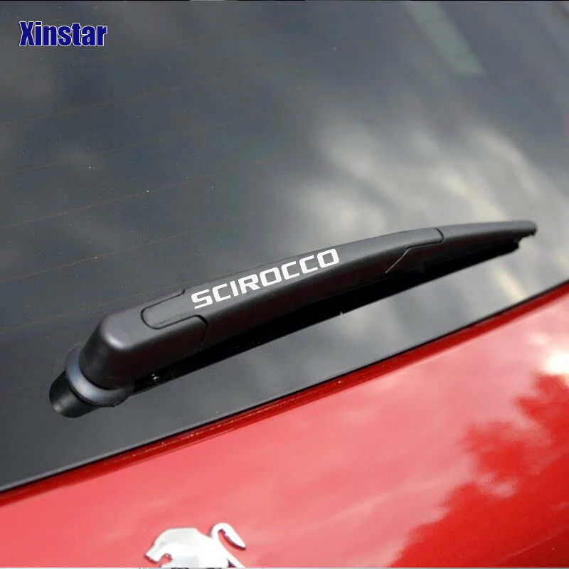 4Pcs Car Windshield Wiper Sticker For VW Volkswagen GTI R SCIROCCO