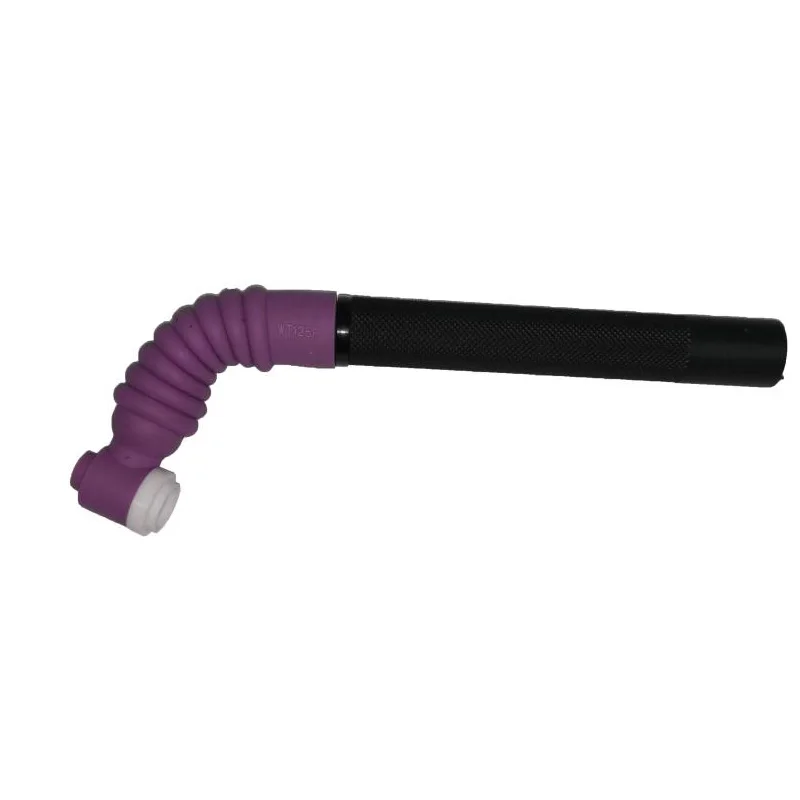 Pistola de Solda de Arco de Argônio Cabeça de Tocha Tig Pescoço Flexível Wt125f Wp9 1pc