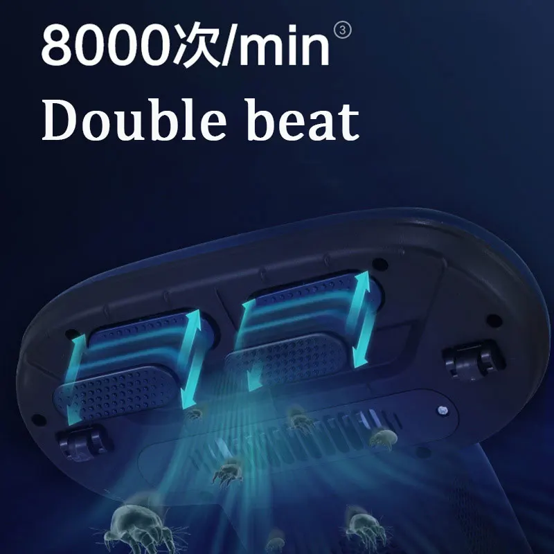 SUPOR Vacuum Mite Remover Handhold Anti-Dust Mites Removal Instrument 10000PA Doubled Flapping Strong Suction Mite Cleaner