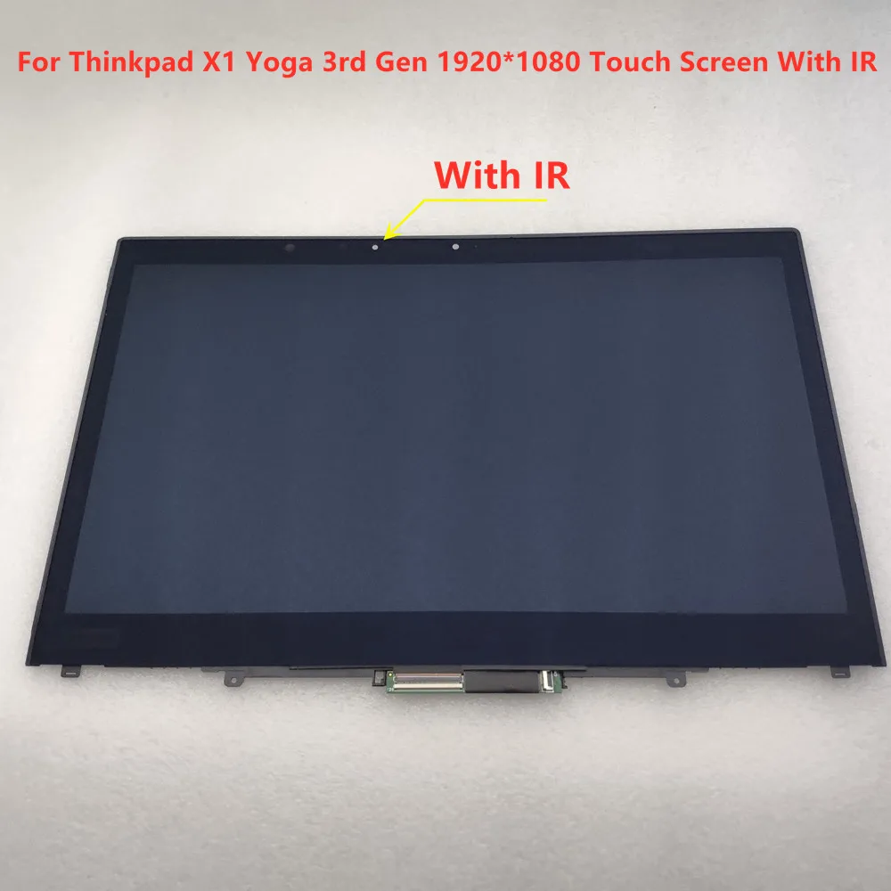 Laptop LCD Display B140han03.6 Touch Screen Assembly For ThinkPad X1 Yoga 3rd Gen 01YT245 01YT244 01AY920 01AY975