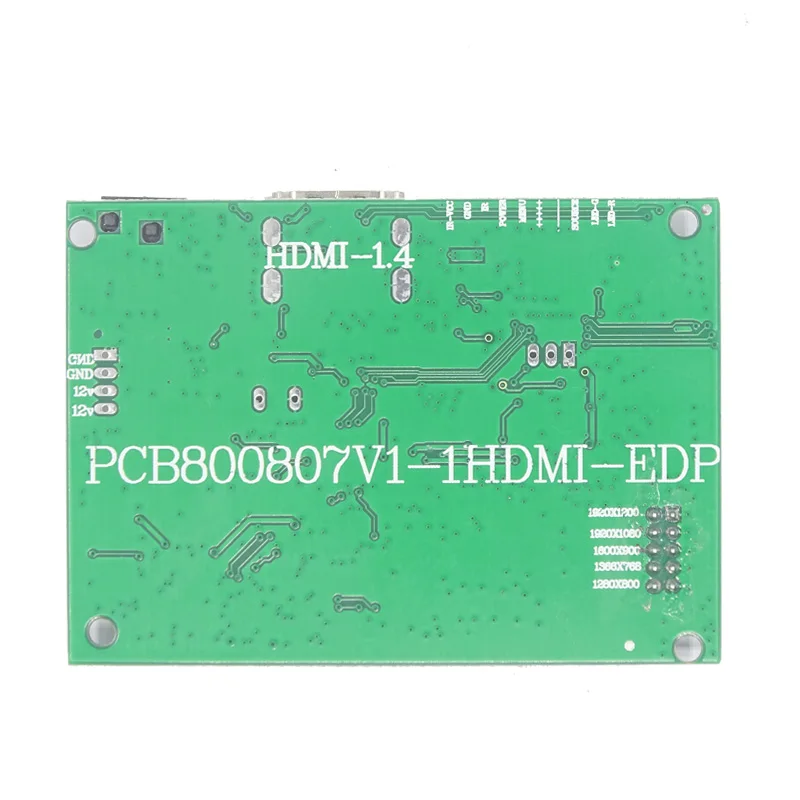 PCB800807 High-definition HDMI to Edp LCD Driver Board Jumper to Change Resolution, No Writing Program, No Burning