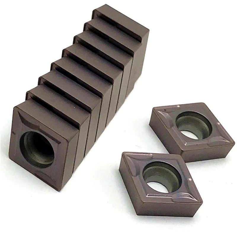 Cacbua Lắp CCMT120408 VP15TF Kim Loại Bên Ngoài Dụng Cụ Xoay Hợp Kim Cứng CNC Lắp CCMT 120408 Biến Dụng Cụ Cắt Máy Tiện