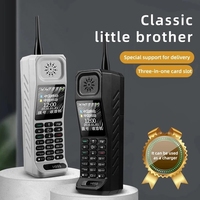 Classic Little Dual SIM Cellphone H999 Loud Speaker Mini Retro Mobile Phone Strong Torch Vibration Music FM Video Alarm Clock