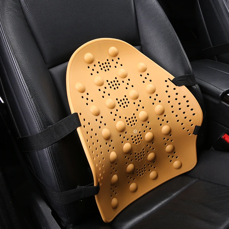 Universal Car Back Support Chair Massage Lumbar Support Waist Cushion Mesh Ventilate Cushion Pad For Car Office Home