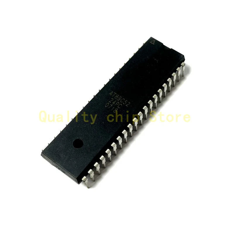 5PCS AT89C52-24PC DIP40 DIP-40 SMD new and original IC CHIP In stock