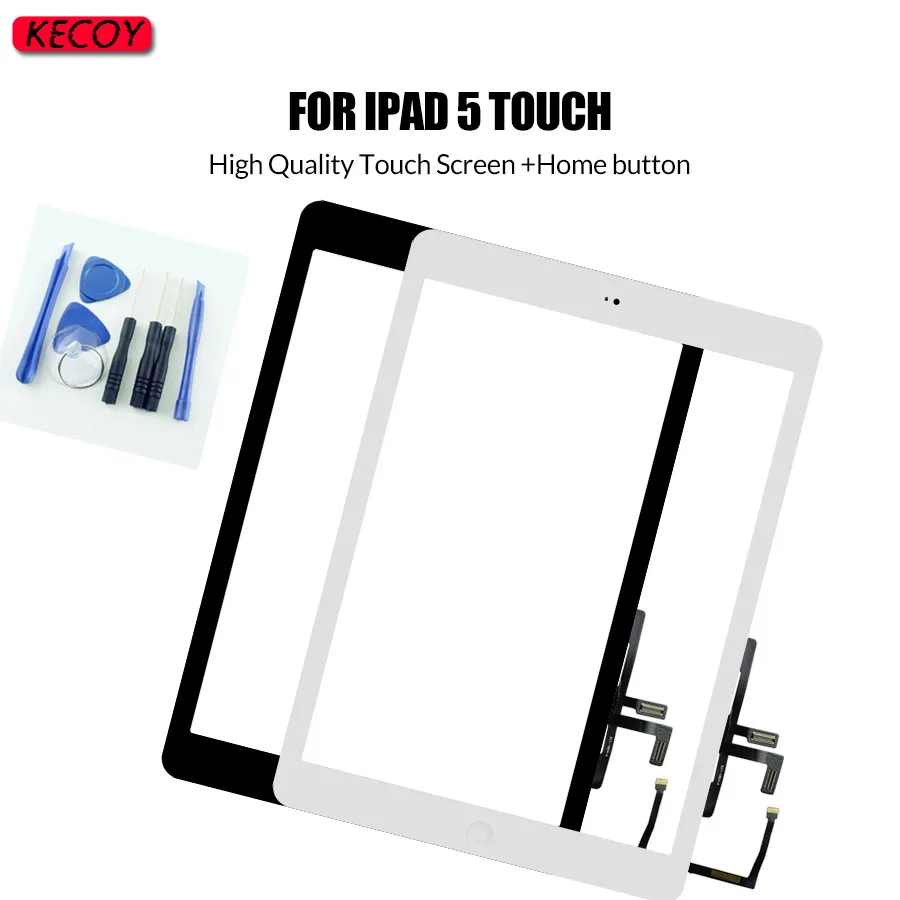 1Pcs For iPad Air 1 iPAD 5 A1474 A1476 A1475 A147 Front Touch Screen Digitizer Sensor Replacement Display TouchScreen Glass+Tool