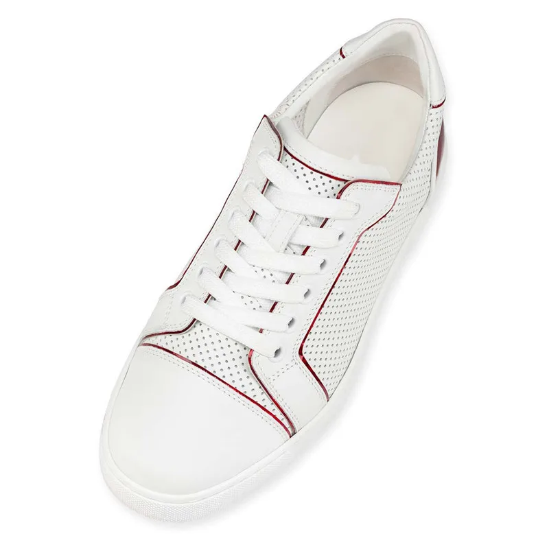 SHOOEGLE Handmade Mesh White Leather Men Shoes Lace Up Breathable Men's Casual Shoes Low Top Flats Mans Sneakers Big Size