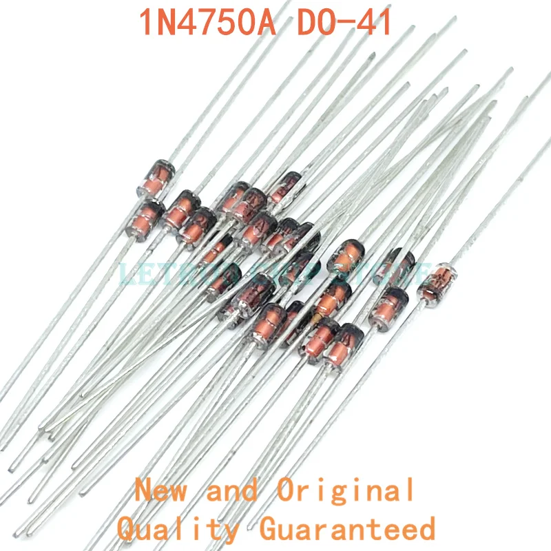 100PCS 1N4750A IN4750A DO-41 1W 27V Zener Diode