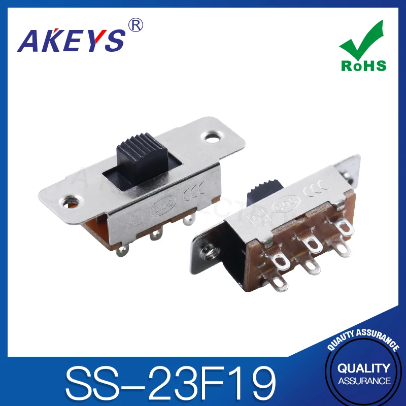 Handle Height 8mm 9mm 3-gear on-board refrigerator high current toggle switch 6-pin SS-23F19 (2P3T)