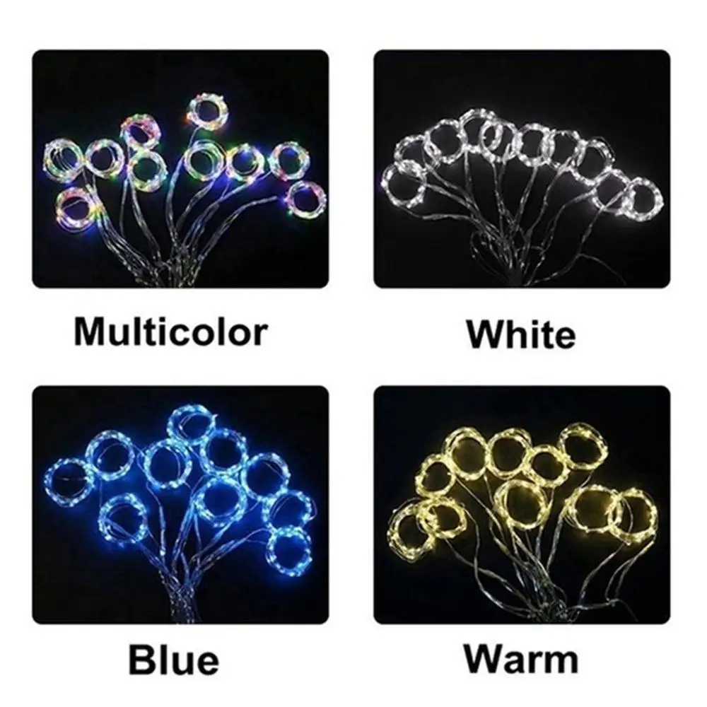 Guirnalda de cortina LED con Control remoto, luz de cortina de festón de hadas USB, decoraciones navideñas para el hogar, 3x3m