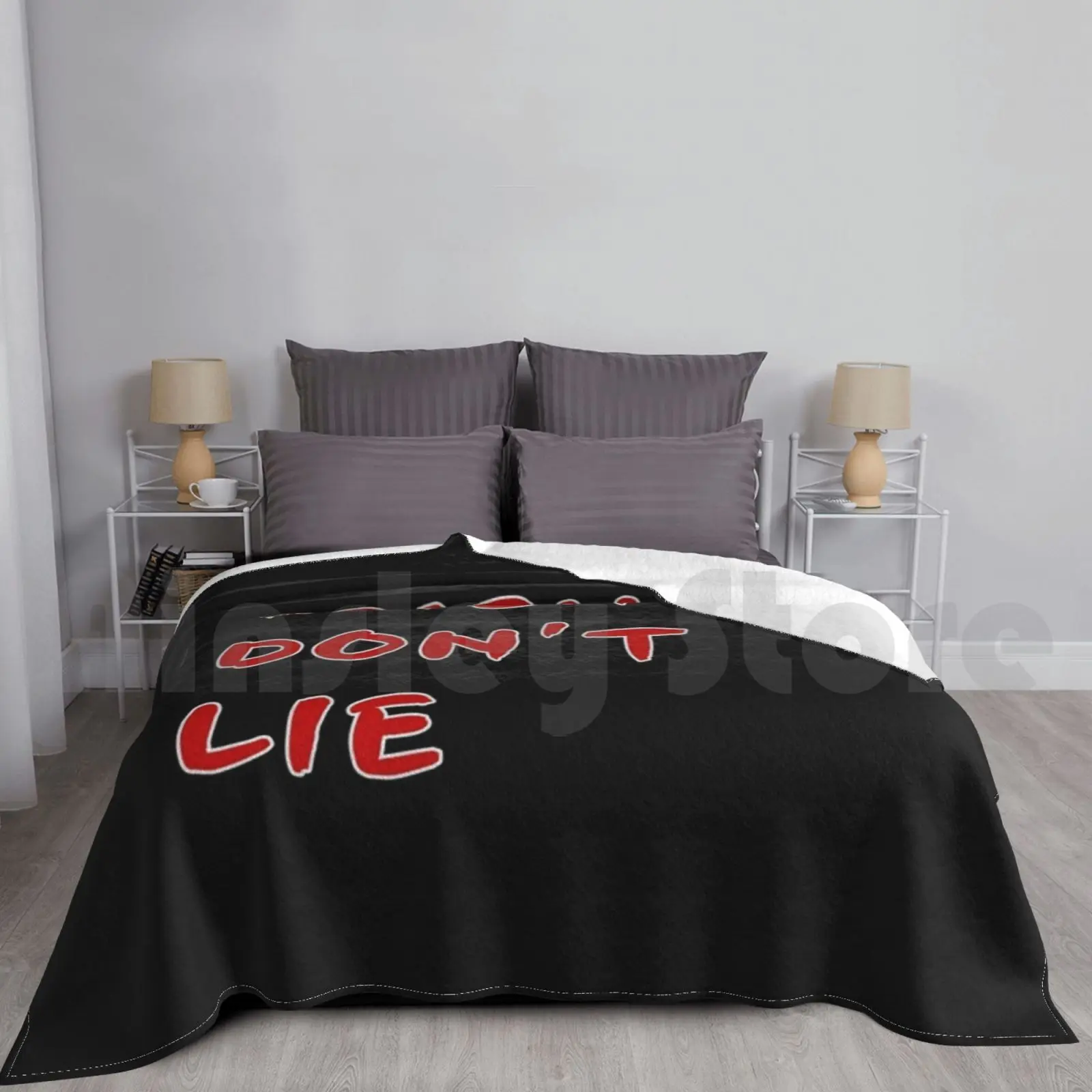 Friends Don't Lie Blanket Fashion Custom Friends Dont Lie Netflix Millie Bobbie Brown Mike Demogorgon Retro