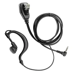 RISENKE Earpiece Headset with MIC PTT for Yaesu Vertex VX-10, VX-110, VX-130, VX-131 Radio